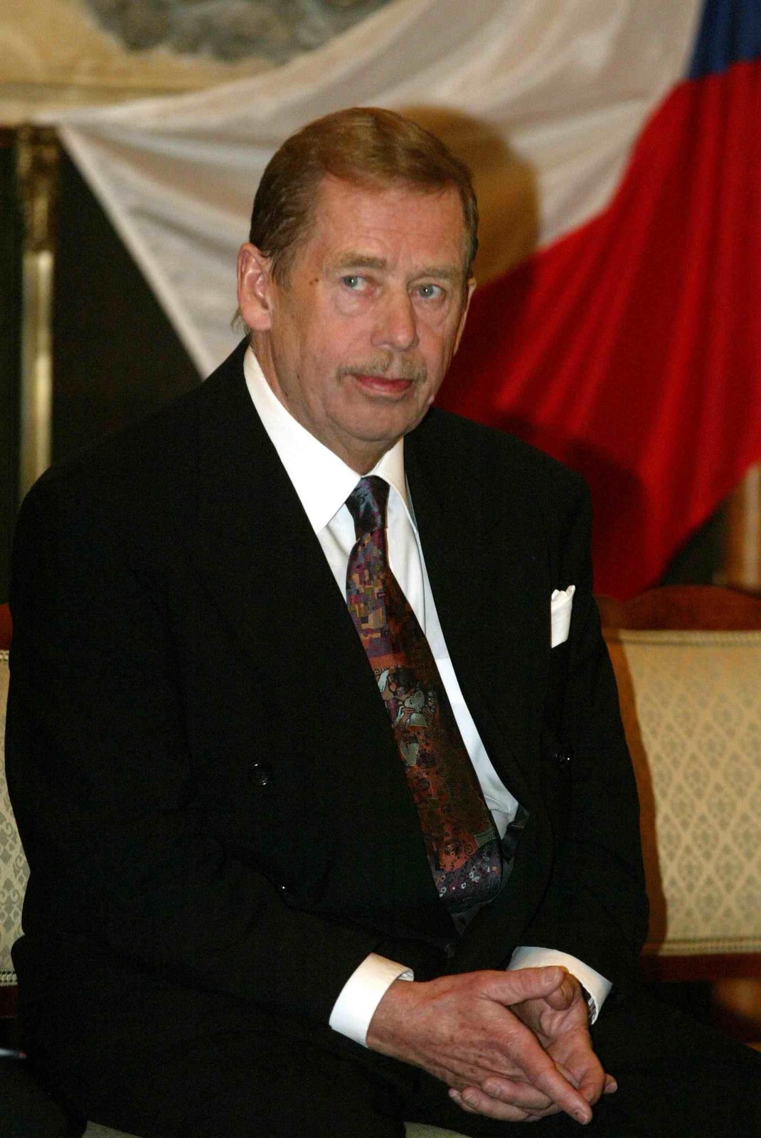 Václav Havel se též nechal Dášou okouzlit.