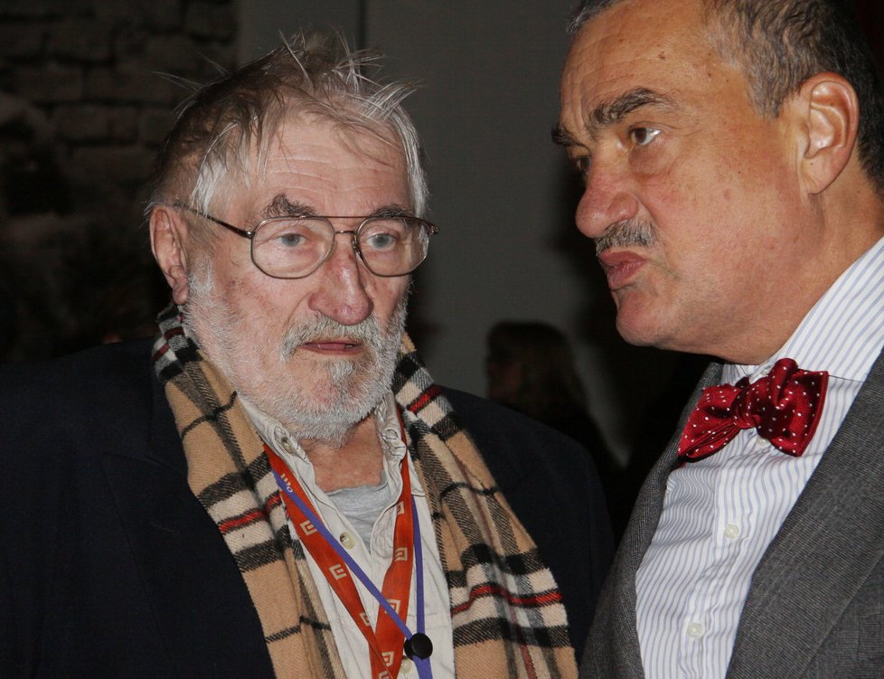 Pavel Landovský a Karel Schwarzenberg