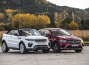 Mercedes-Benz GLC Coupé 250 d 4Matic vs. Range Rover Evoque Cabriolet 2.0 TD4 – SUV na druhou