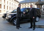 Land Rover zapůjčí Správě Pražského hradu čtyři vozy