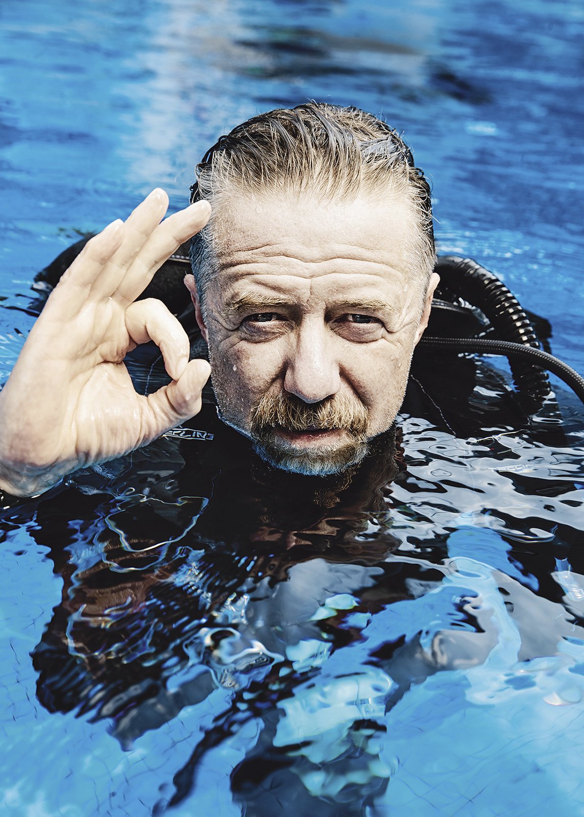 Populární herec Jiří Langmajer se při potápění naučil být sám se sebou