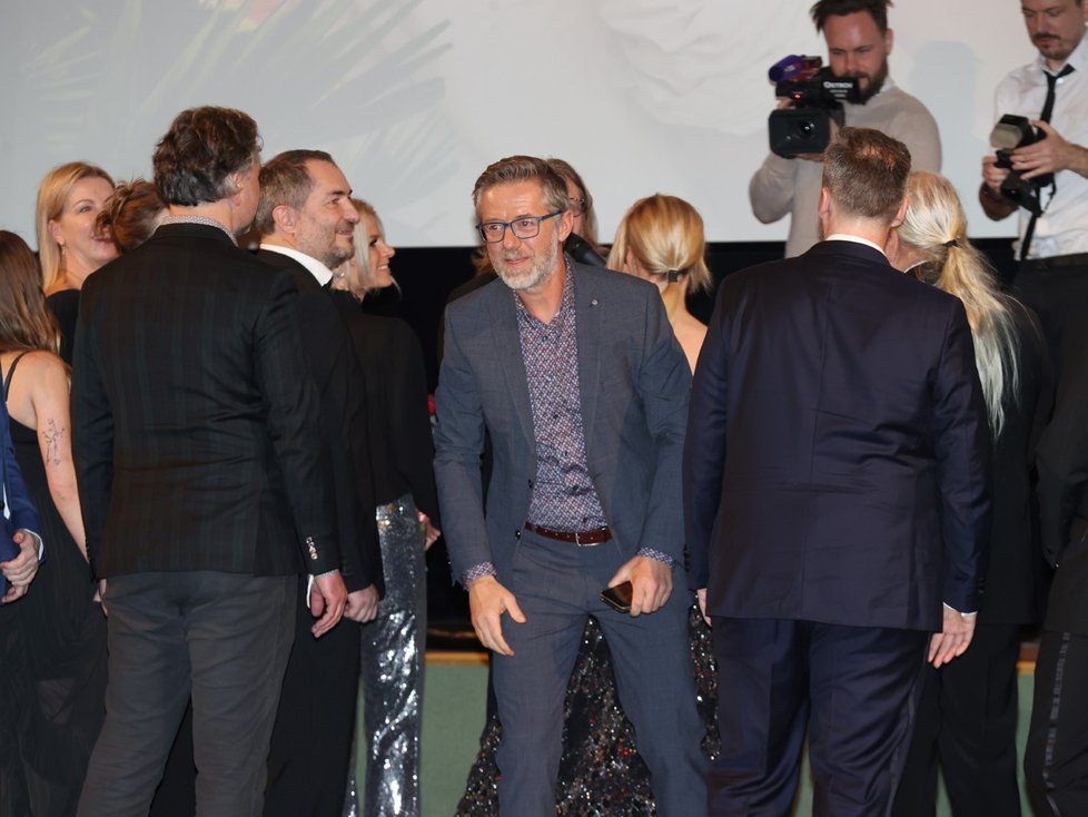 Jiří Langmajer na premiéře filmu Ostrov