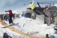 »Splašená« lanovka vyhazovala lyžaře za jízdy: Lidi lítali na všechny strany!