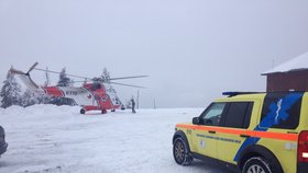 Osmiletého chlapce musel do nemocnice transportovat vrtulník