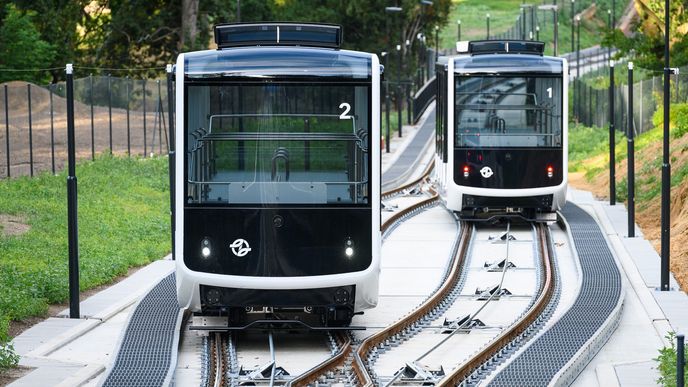 Nové vozy lanovky na Petřín Nové vozy lanovky na Petřín