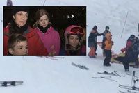 MacGyver na lyžích: Skupina dětí zachránila chlapce, který spadl z lanovky