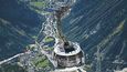Kabiny lanovky na Mont Blanc se otáčejí o 360 stupňů