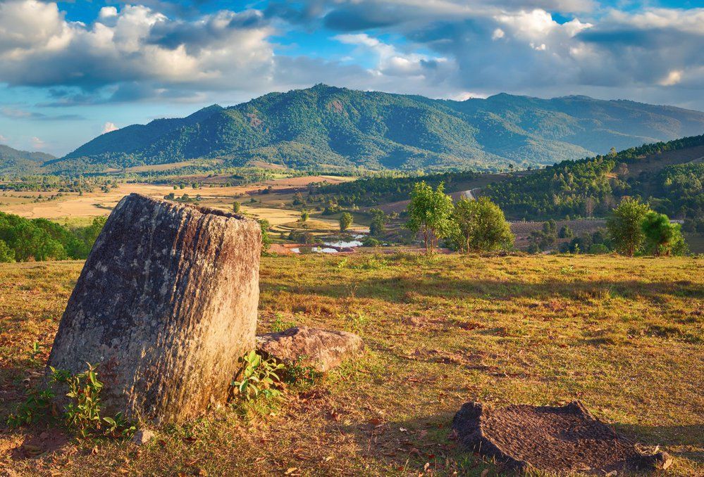 Laoská planina Plain of Jars