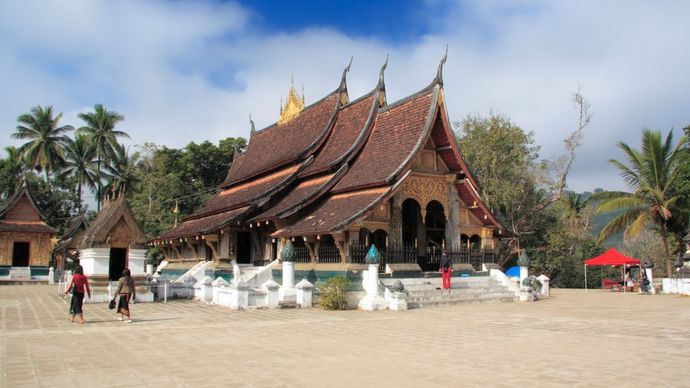 Buddhistický chrám Xieng Thong v laoském Luang Prabangu