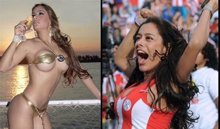 Nejslavnější paraguayskou fankynkou je modelka Larissa Riquelmeová, která se ve své kariéře nebojí hodně odvážných fotek.