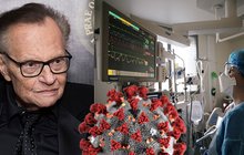 Legendární moderátor Larry King: Skončil ve špitálu s covidem!