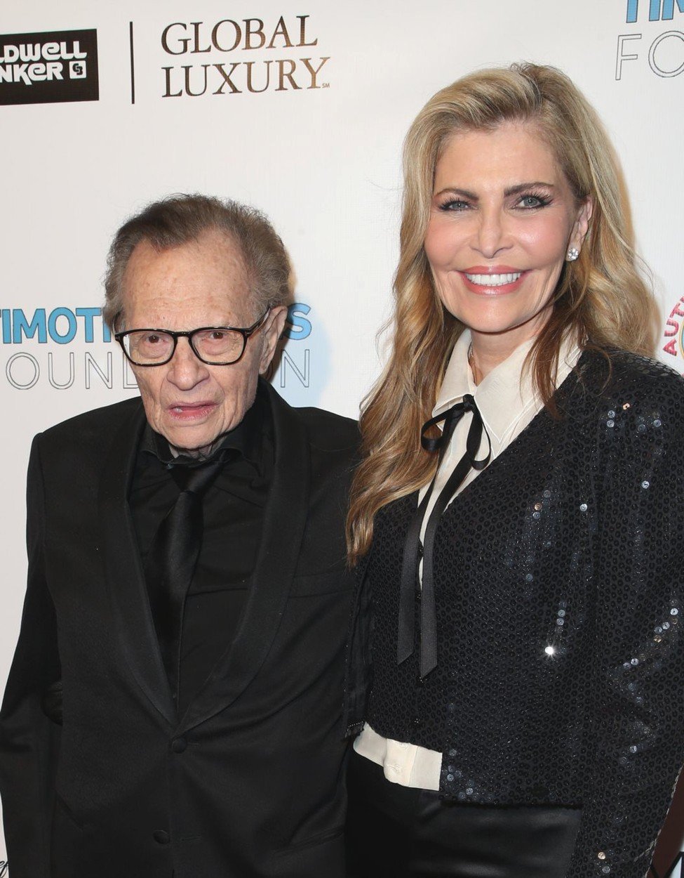 Larry King se svou manželkou Shawn