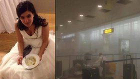 Nevěsta Jennifer Scintu-Waetzmann zemřela na letišti.