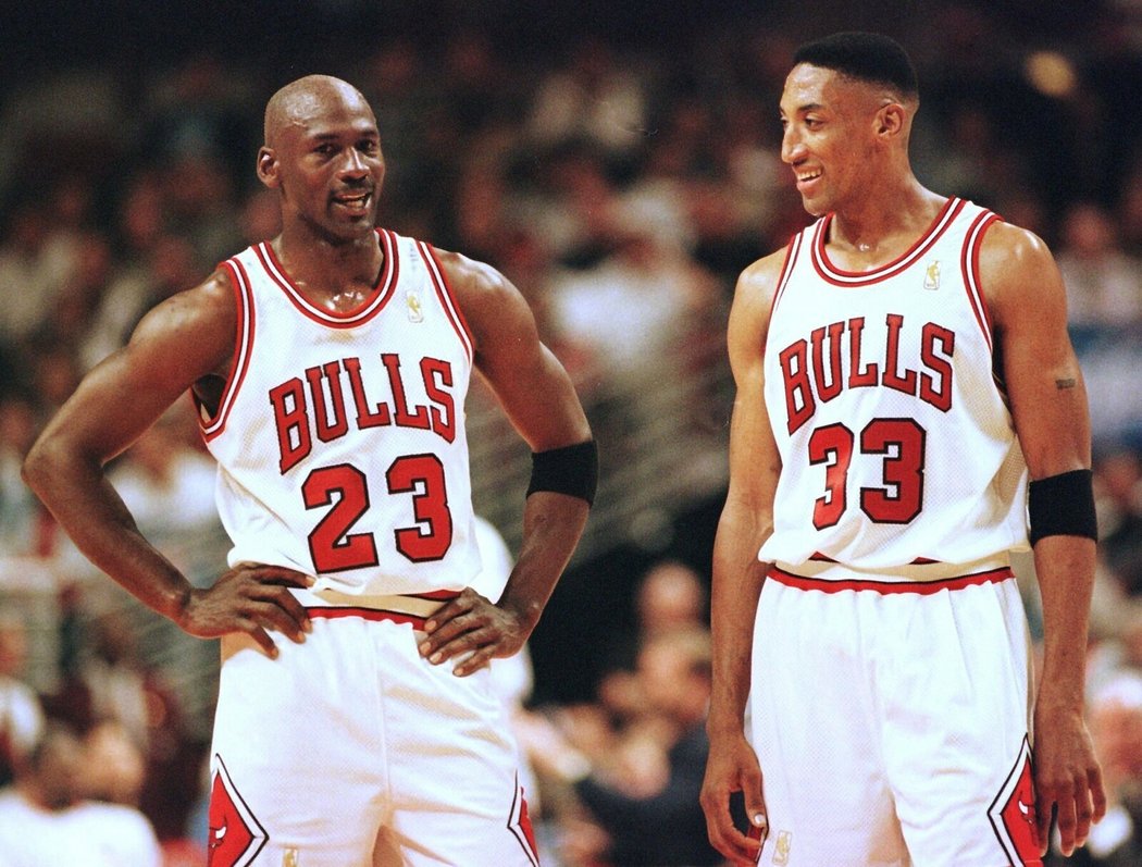 Jordan s Pippenem byli součástí neporazitelné generace Chicaga Bulls v devadesátých letech.