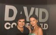 Světoznámý mág David Copperfield a slovenská modelka Bára Olejníková v Las Vegas.