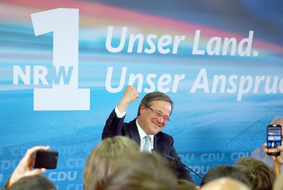 Armin Laschet, lídr kandidátky CDU v Severním Porýní-Vestfálsku