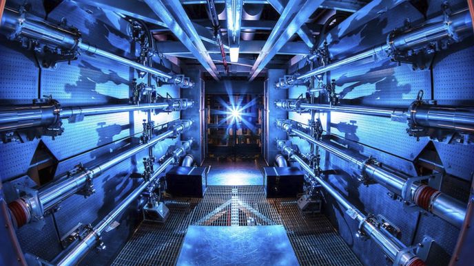 Laserová komora vědců v čínské Šanghaji