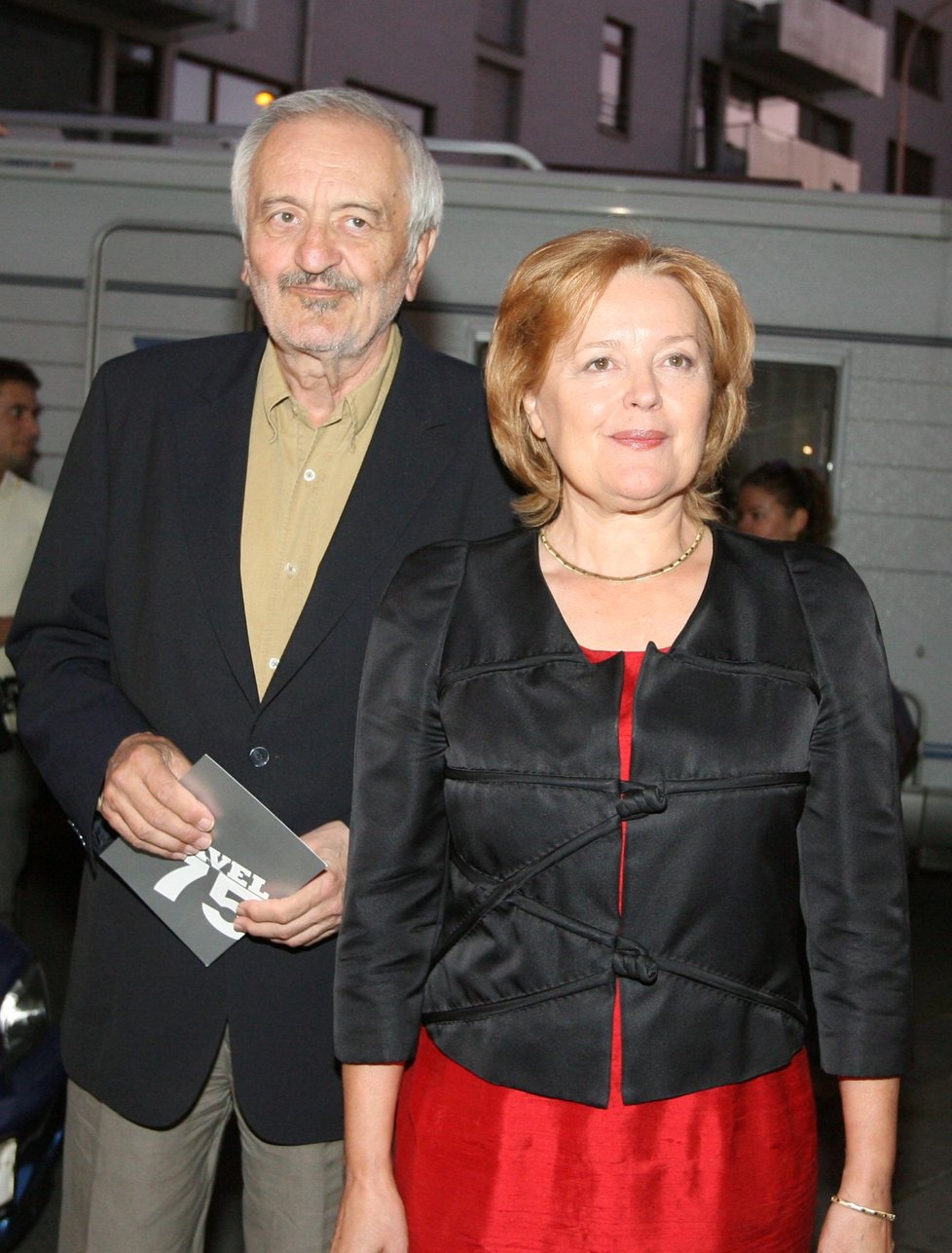 Milan Lasica a Magda Vášáryová