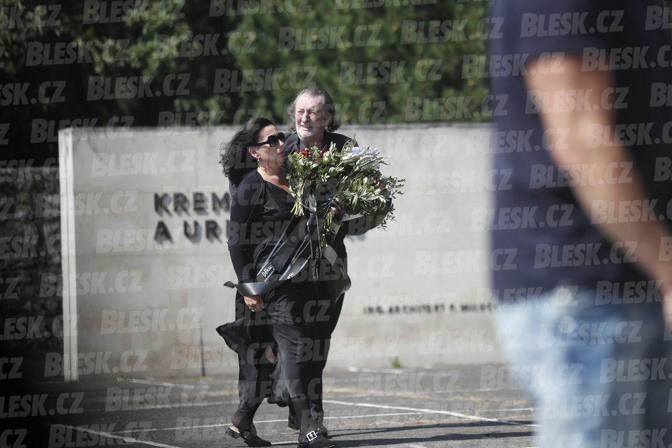 Bolek Polívka s manželkou