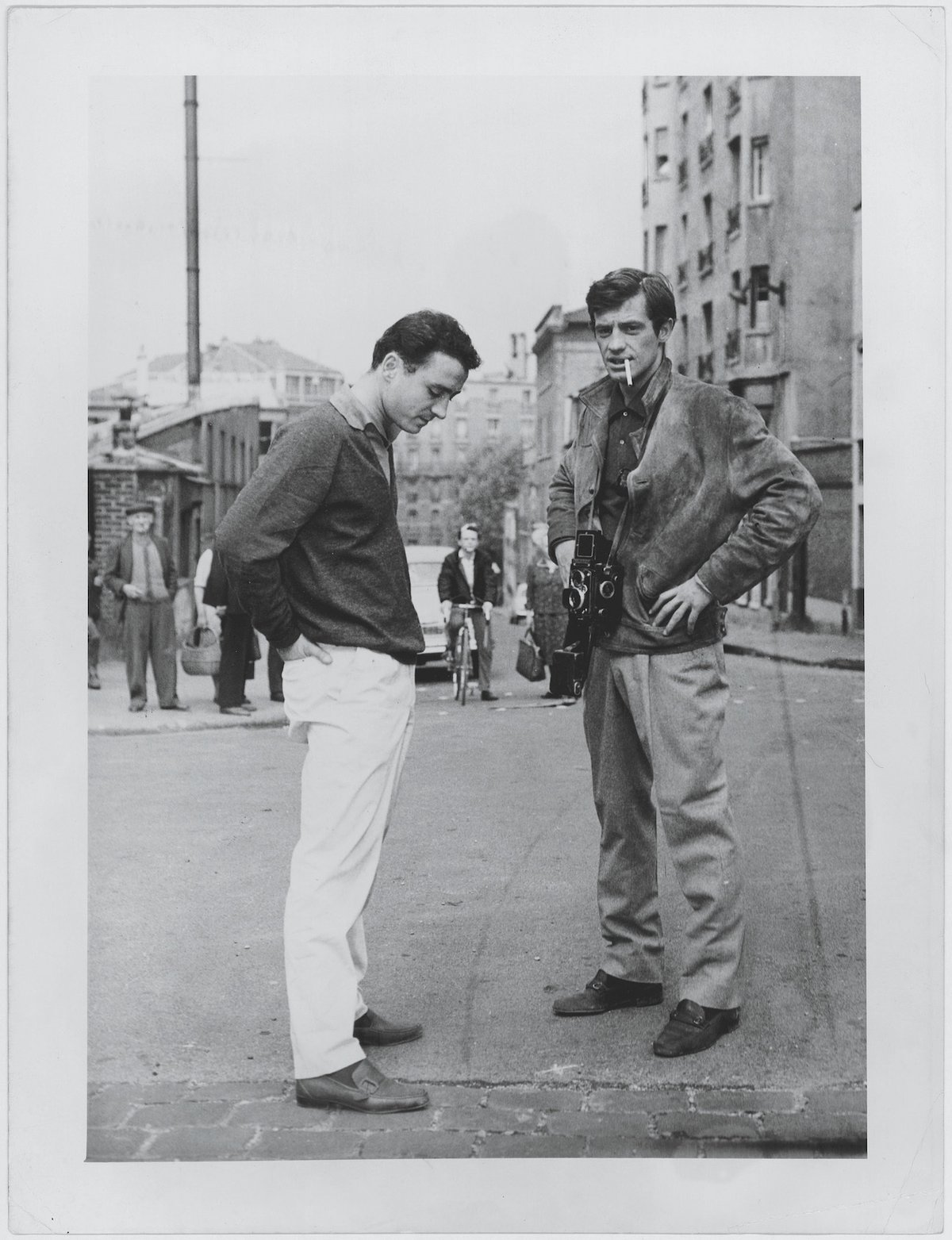 Při natáčení filmu Les Distractions, 1960.