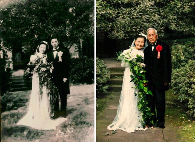 Tento pár se nechal vyfotit po sedmdesáti letech.