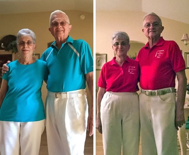 Jsou spolu před padesát let a stále nosí stejné oblečení.