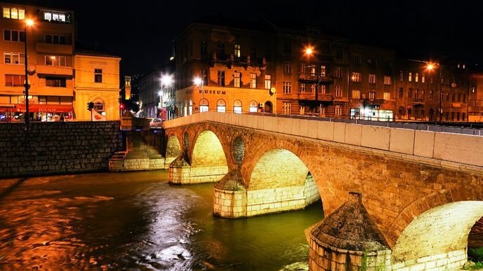 Latinski most přes řeku Mjacka v Sarajevu je známy hlavně kvůli atentátu na Františka Ferdinanda