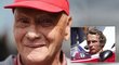 Niki Lauda bojuje ve vídeňské nemocnici s vážnými zdravotními komplikacemi