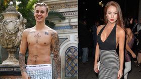 Justin Bieber si dal sex ve třech s britskou modelkou.