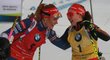 Laura Dahlmeierová a Gabriela Koukalová patří k největším biatlonovým hvězdám