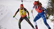 Laura Dahlmeierová a Gabriela Koukalová patří k největším hvězdám biatlonového šampionátu