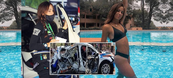 Půvabná navigátorka rallye Laura Salvová zahynula při soutěži v Portugalsku