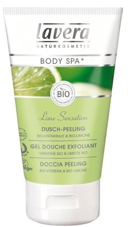 Lavera Body Spa, tělový peeling, bio verbena a limetka, 149 Kč (150 ml), koupíte na www.organictime.cz