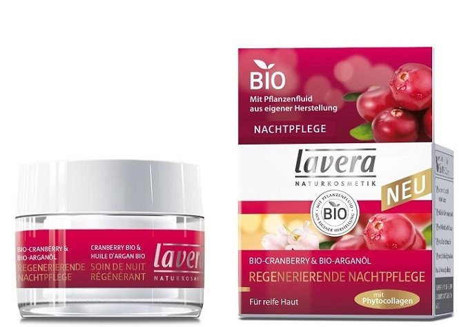 Lavera Faces, regenerační noční krém 45+, 475 Kč, koupíte na www.organictime.cz