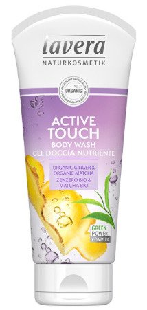 Sprchový gel Active touch Bio zázvor a Bio matcha, lavera,159 Kč (200 ml)