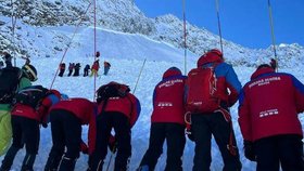 Záchranná akce v Alpách (27.11.2025)