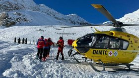 Záchranná akce v Alpách (27.11.2025)