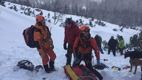 V Tatrách zemřel český skialpinista: Našli ho na povrchu laviny