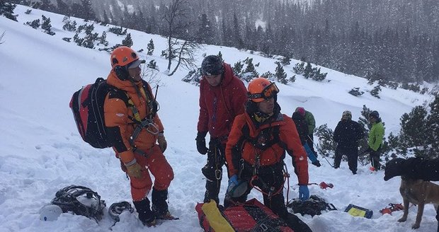 V Tatrách zemřel český skialpinista: Našli ho na povrchu laviny