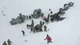 Na východě Turecka zabíjely laviny