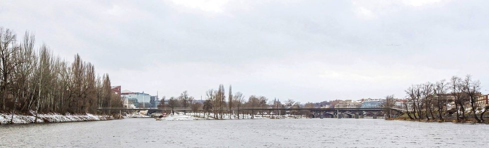 Třetí místo v architektonické soutěži na lávku mezi Holešovicemi a Karlínem.