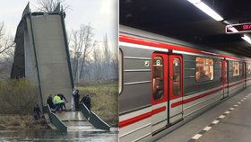 Provizorní most přes Vltavu i investice do nové trasy metra - to čeká Prahu v roce 2018.