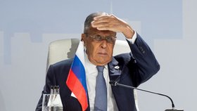 Sergej Lavrov na summitu BRICS v JAR (24. 8. 2023).