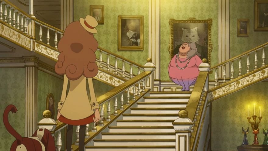 Videohra Layton&#39;s Mystery Journey: Katrielle and the Millionaires&#39; Conspiracy má krásné animované videosekvence.