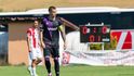 Lazar Savovič během přípravného zápasu se Žižkovem