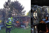 Posezení přátel z Lázní Bohdaneč skončilo požárem: Při grilování chytly túje! Zasahovali hasiči