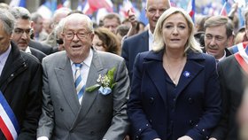 Le Pen se svou dcerou.