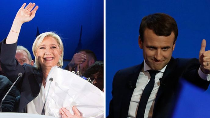 Marine Le Penová, Emmanuel Macron