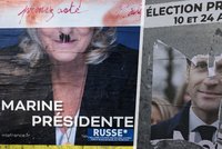 „Fašistka“ versus špinavý liberální „elitář“. Francouzské prezidentské volby jsou ve finále