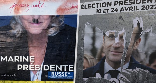 „Fašistka“ versus špinavý liberální „elitář“. Francouzské prezidentské volby jsou ve finále